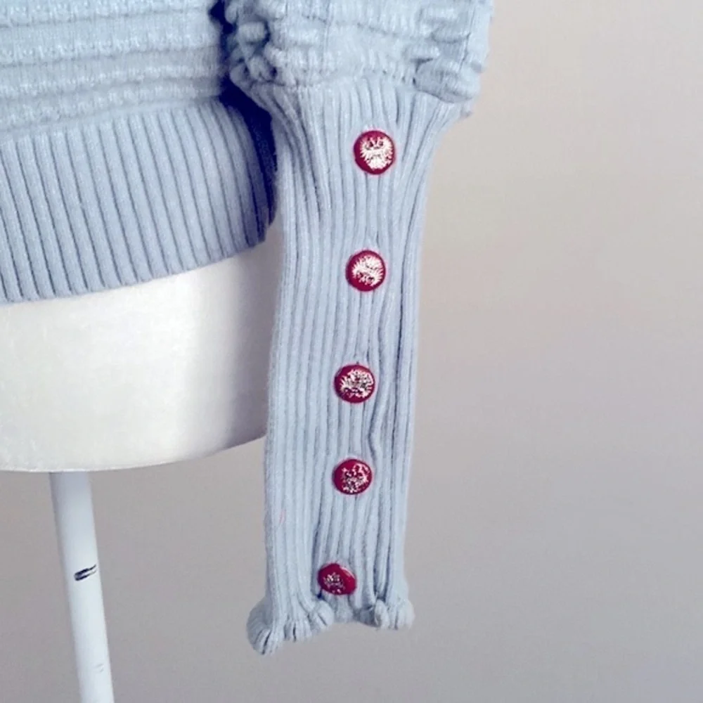 Cottagecore daisy turtle neck sweater - Picture 2 of 9